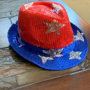 COPY - COPY - Patriotic Sequin Fedora Lights-up